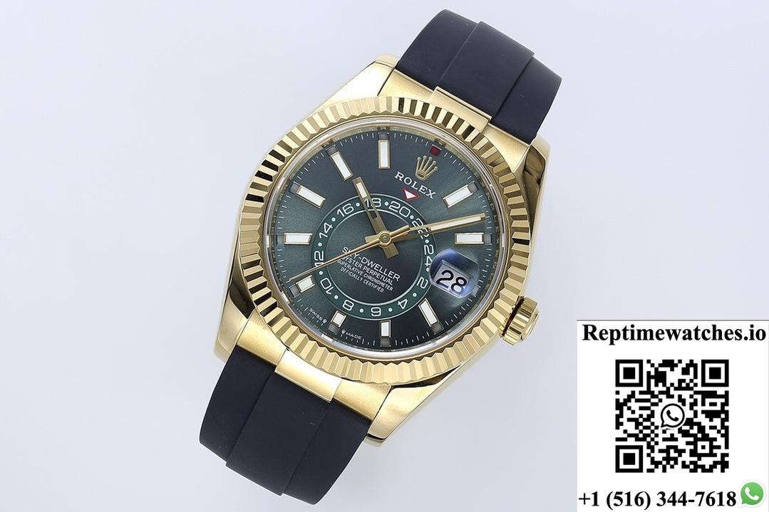 Rolex Sky-Dweller 336238-0004 ZF Factory Rubber Strap