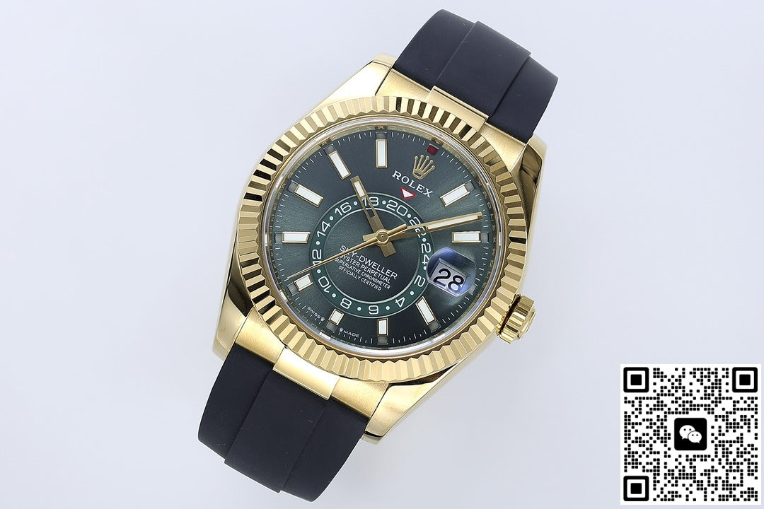 Rolex Sky-Dweller 336238-0004 ZF Factory Rubber Strap