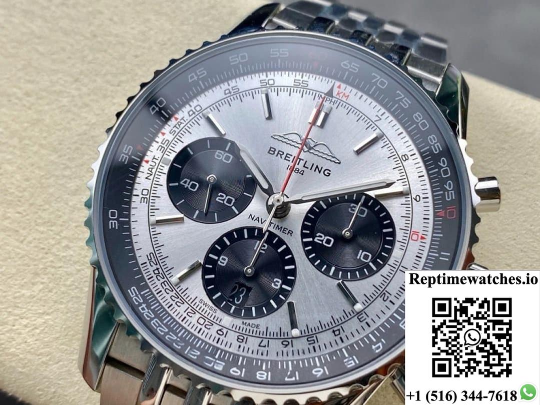 Breitling Navitimer 1 AB0138241G1A1 BLS Factory Date display