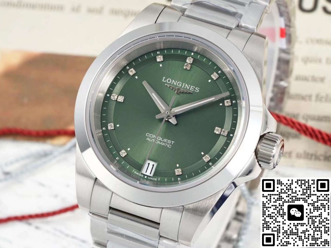 Longines Sports L3.430.4.07.6 AF Factory Green Dial