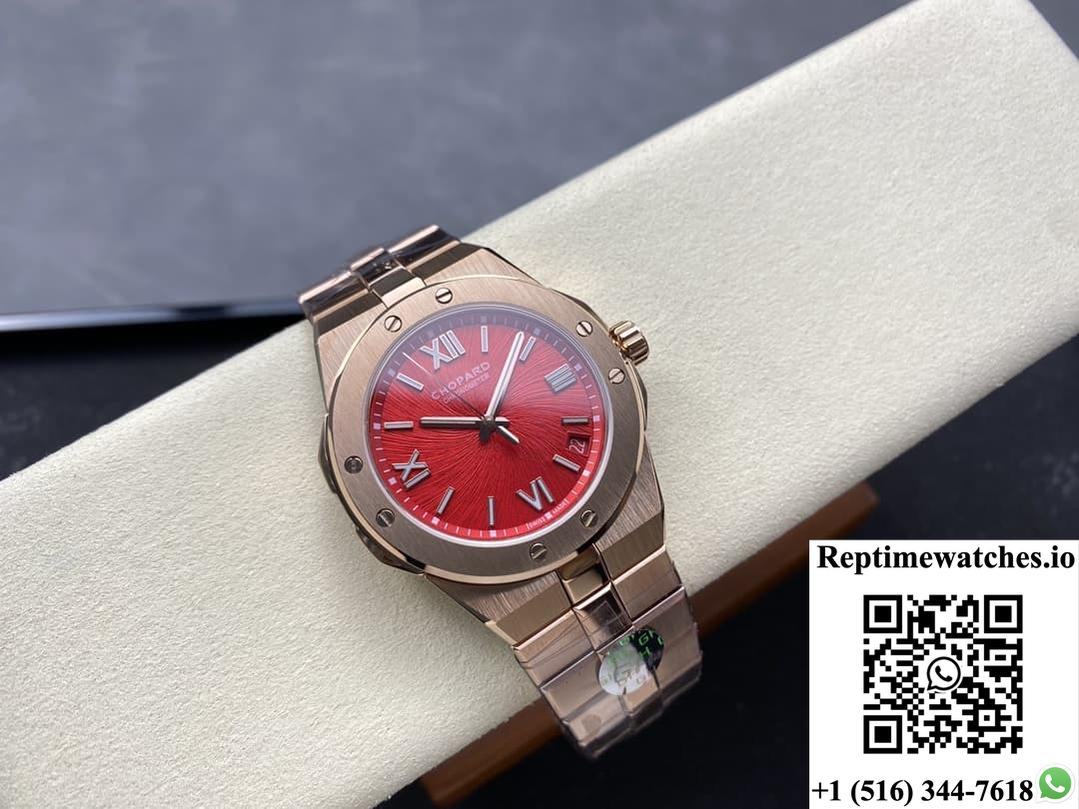 Chopard Snow Mountain Pride 295363-5014 Gh Factory Red Dial-Rep Time Watches