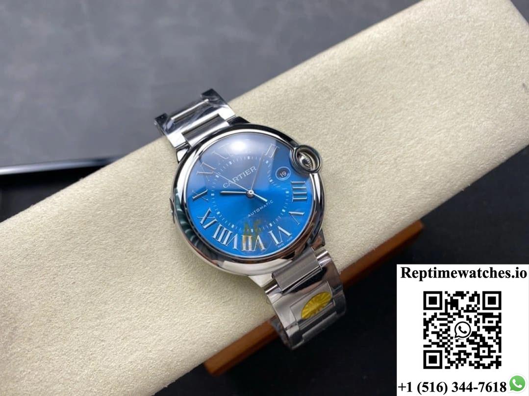 Cartier Blue Balloon WSBB0061 AF Factory Date Display