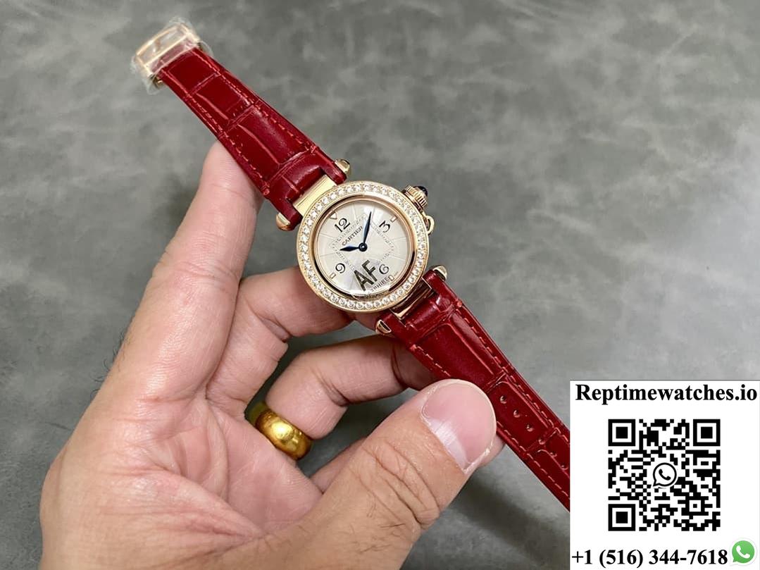 Cartier Pasha WJPA0018 AF Factory White Dial