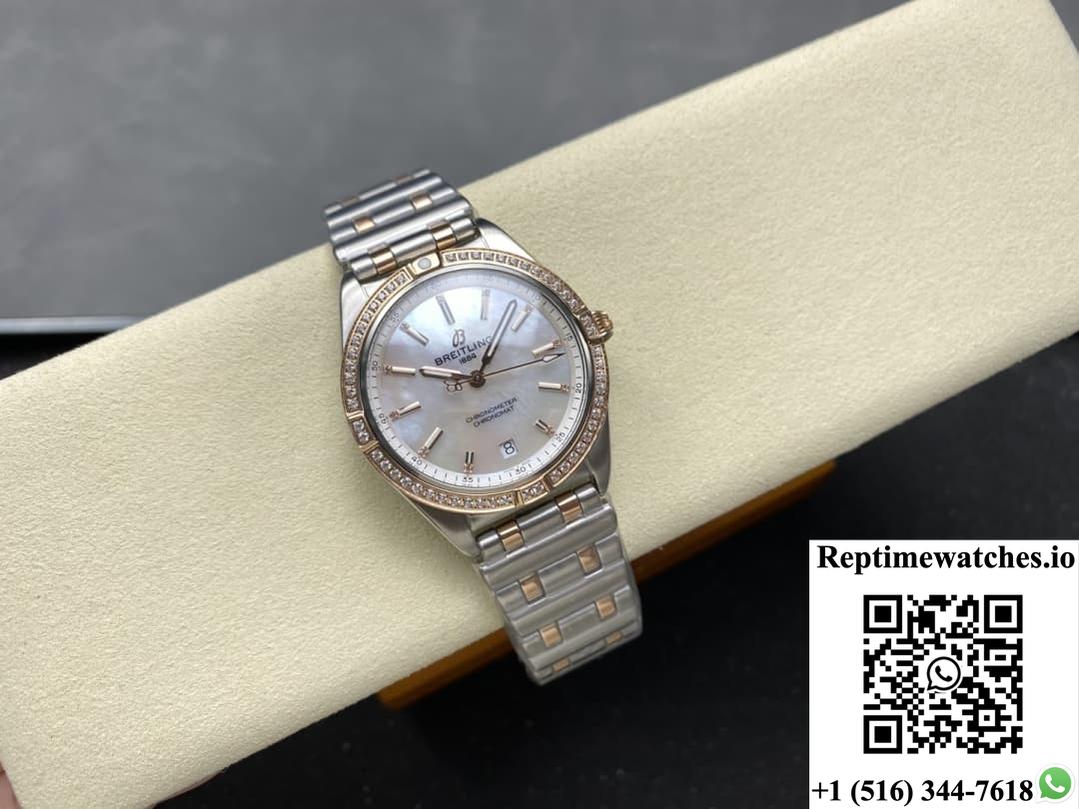 Breitling Chronomat U10380591A2U1 BLS factory diamond bezel