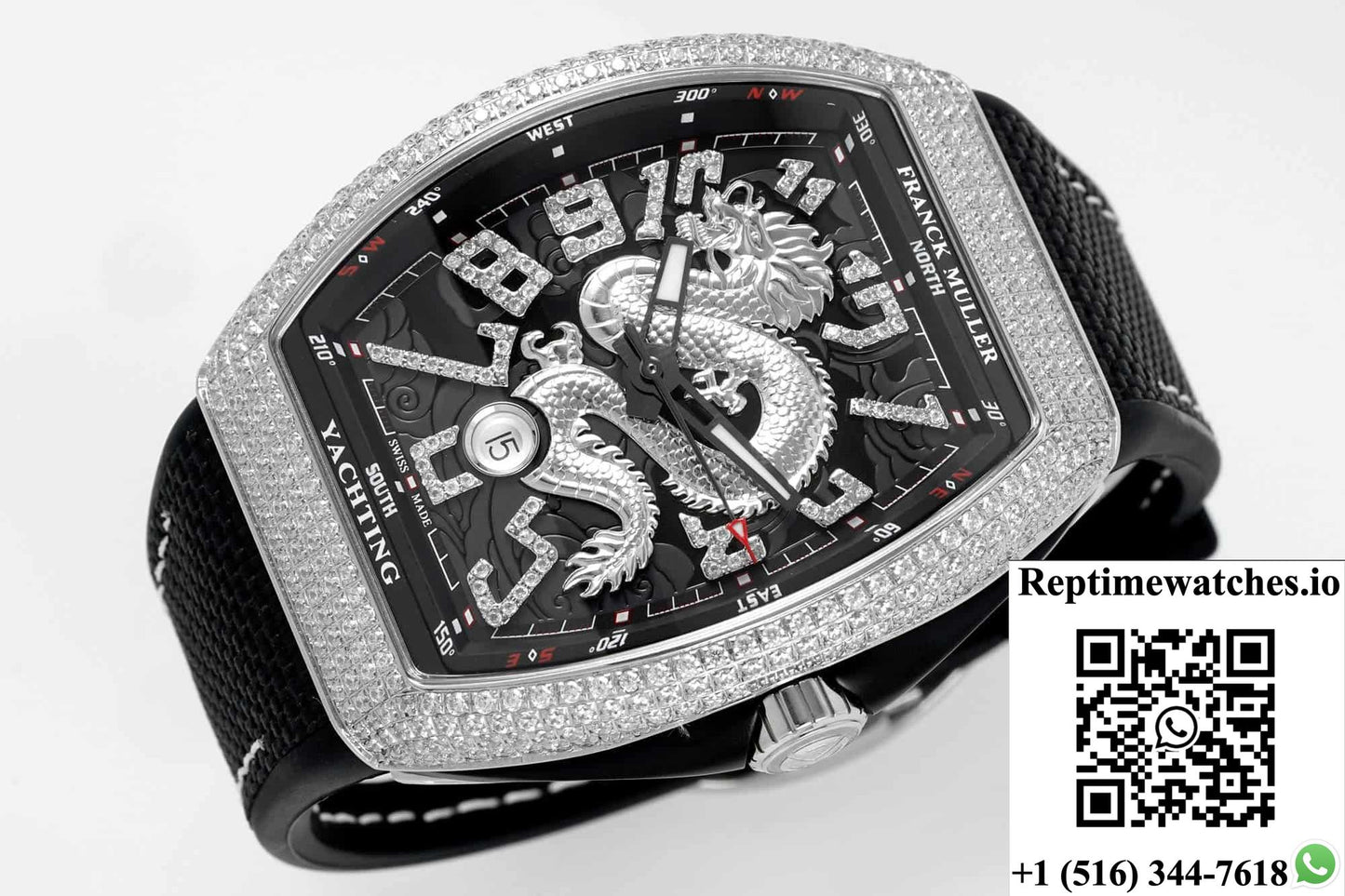 Franck Muller Vanguard ABF Factory Diamond-Set Case