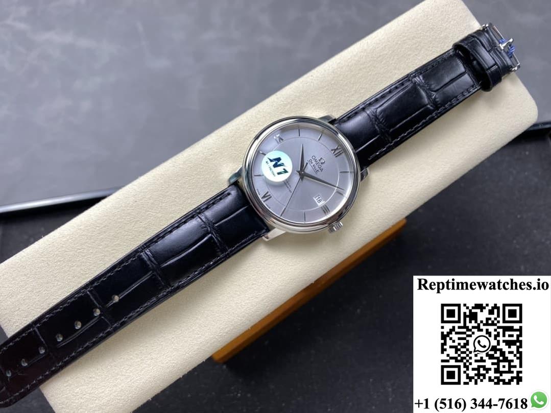 Omega De Ville 424.13.40.20.02.001 N1 factory silver dial