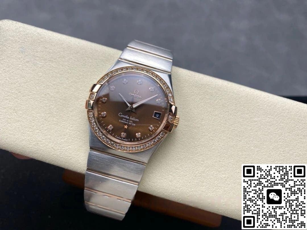 Omega Constellation 123.25.38.21.63.001 M+ factory gold strap