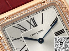 Cartier Santos WJSA0018 AF factory diamond bezel