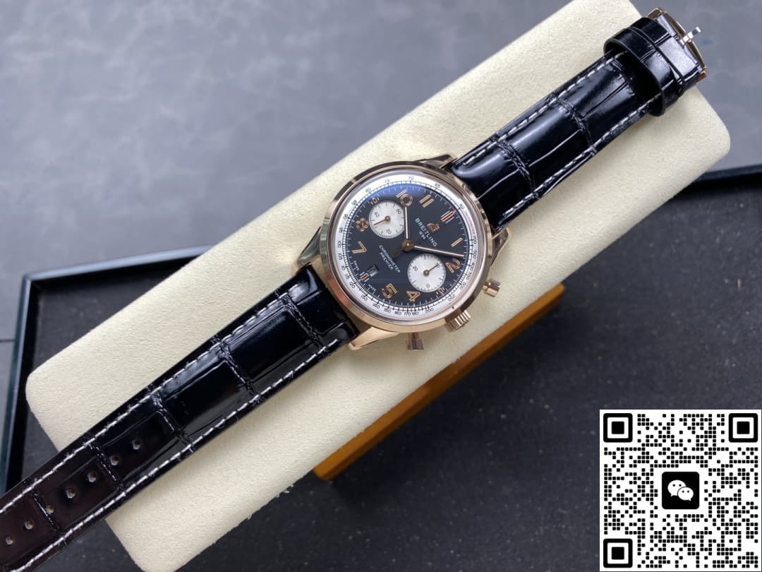 Breitling Premier AB0118A21B1X1 BLS factory leather strap
