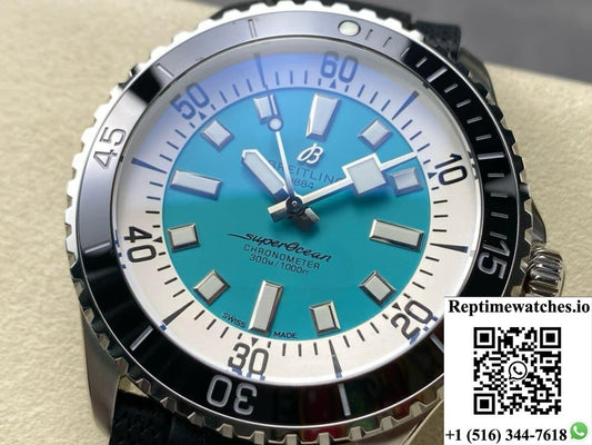 Breitling Superocean A17376211L2S1 TF Factory Light Blue Dial