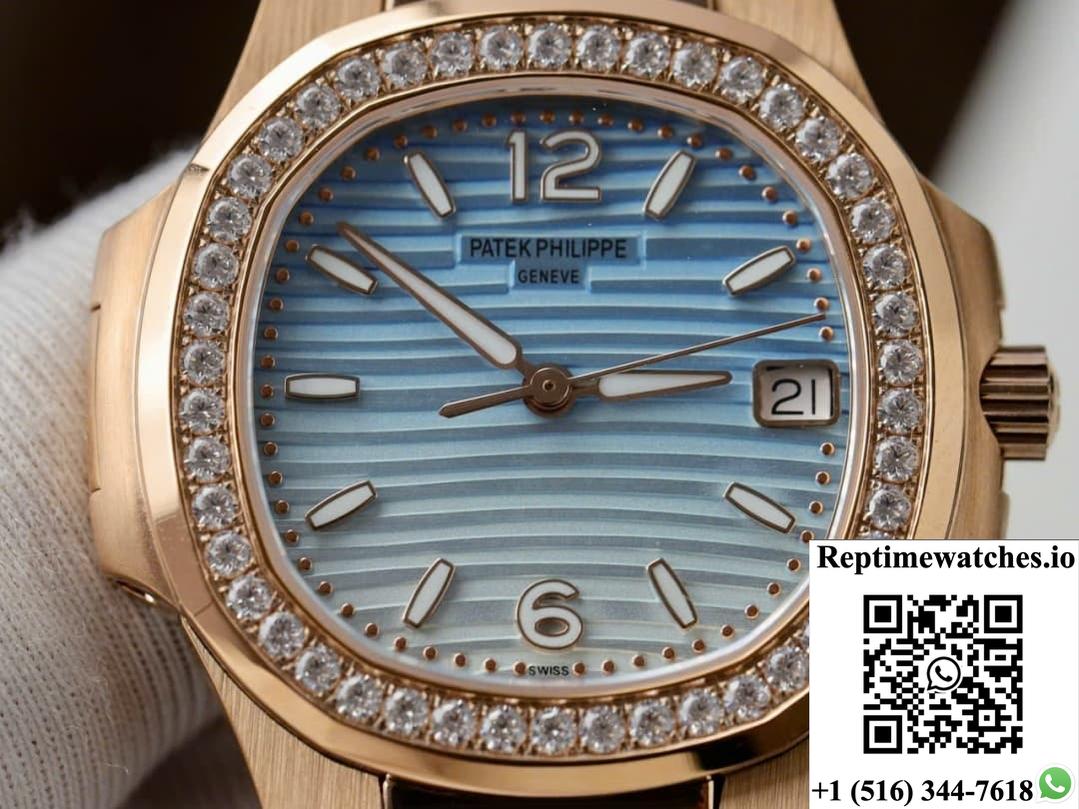 Patek Philippe Nautilus 7010R GR Factory Date Display