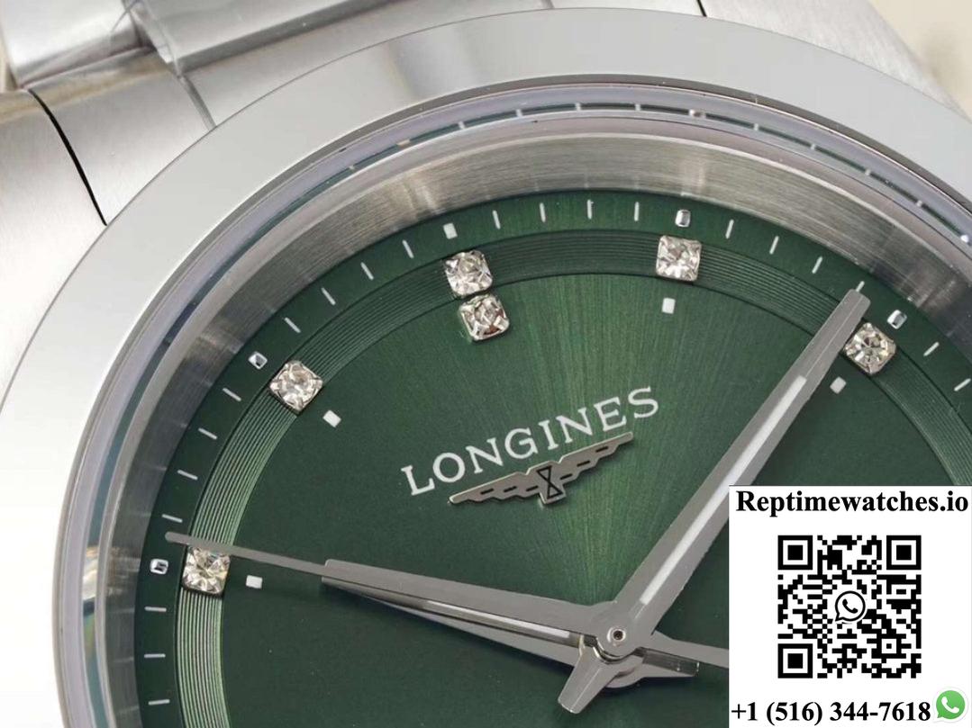 Longines Sports L3.430.4.07.6 AF Factory Green Dial