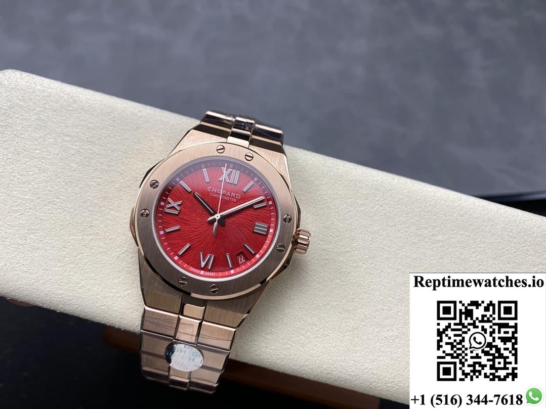 Chopard Snow Mountain Pride 295363-5014 Gh Factory Red Dial-Rep Time Watches