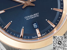 Longines Concas L3.320.5.92.6 AF factory rose gold bezel