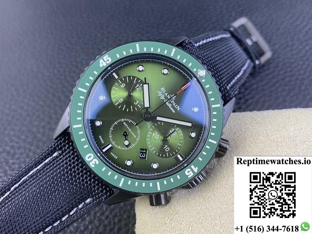 Blancpain Fifty Fathoms 5200-0153-B52A Gs Factory Green Dial-Rep Time Watches