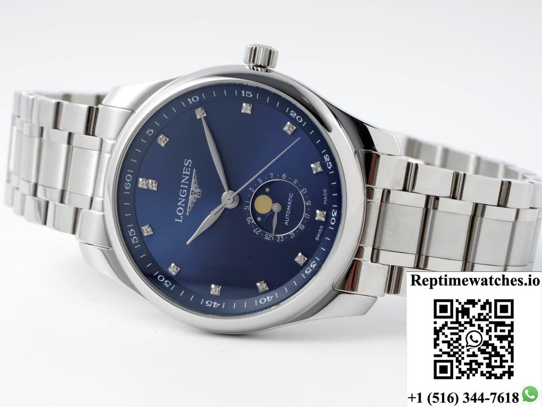 Longines Master Collection L2.919.4.97.6 Aps Factory Blue Dial-Rep Time Watches