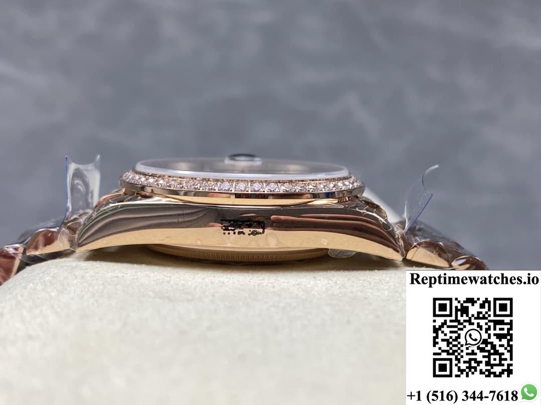 Rolex Day-Date M128345rbr-0069 8+ Factory Diamond Dial