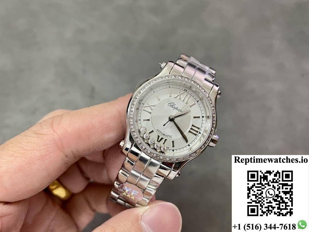 Chopard Happy Sport 278608-3004 Diamond Bezel-Rep Time Watches