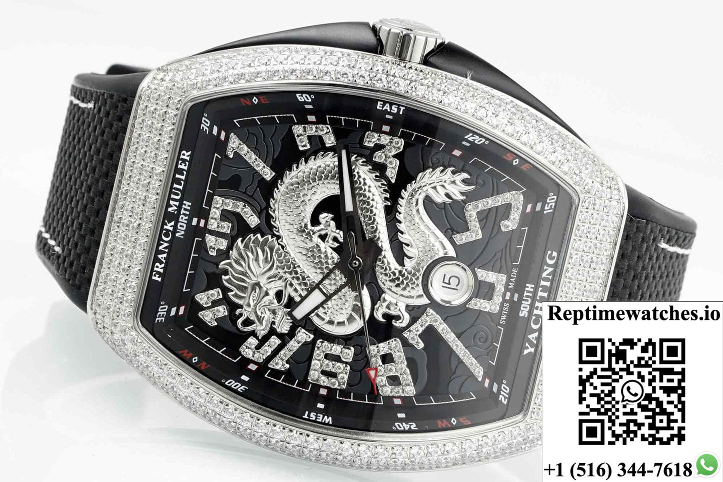Franck Muller Vanguard ABF Factory Diamond-Set Case