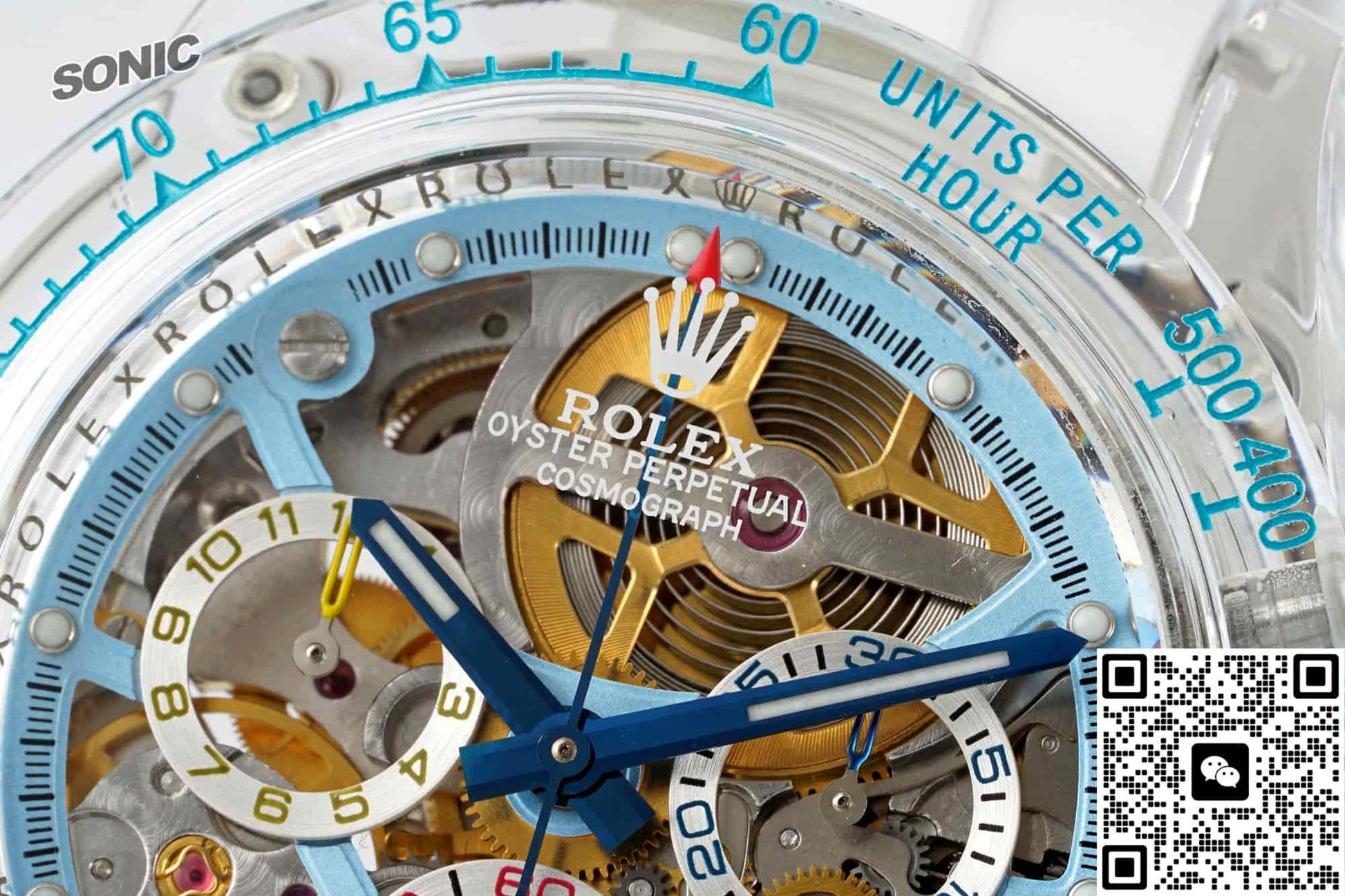 Rolex Cosmograph Daytona Sonic Factory Crystal Case