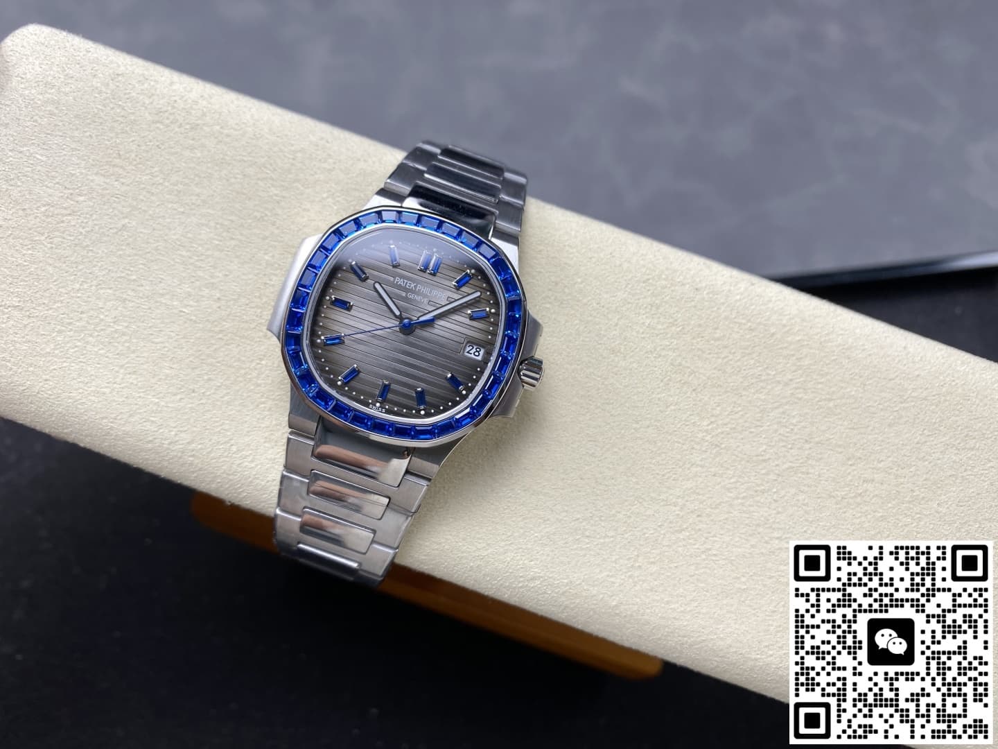 Patek Philippe Nautilus 5711 GR Factory Stainless Steel Strap