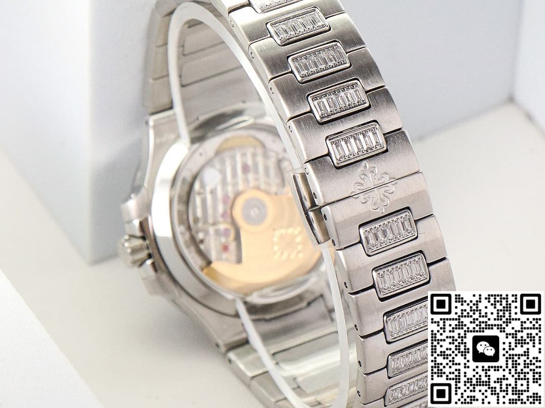 Patek Philippe Nautilus 7014-1G-001 GR Factory Diamond Strap