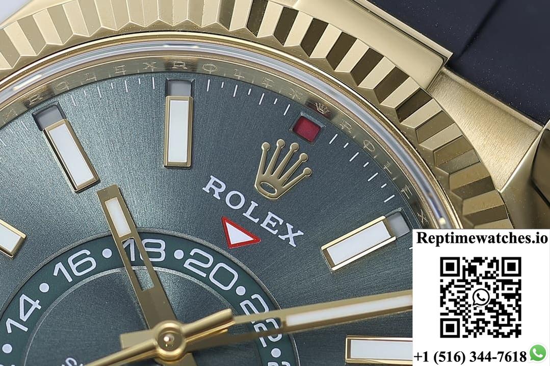 Rolex Sky-Dweller 336238-0004 ZF Factory Rubber Strap