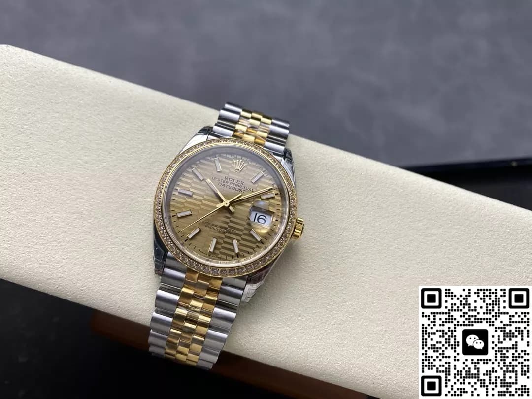 Rolex Datejust M126283rbr-0025 VS Factory Date Display