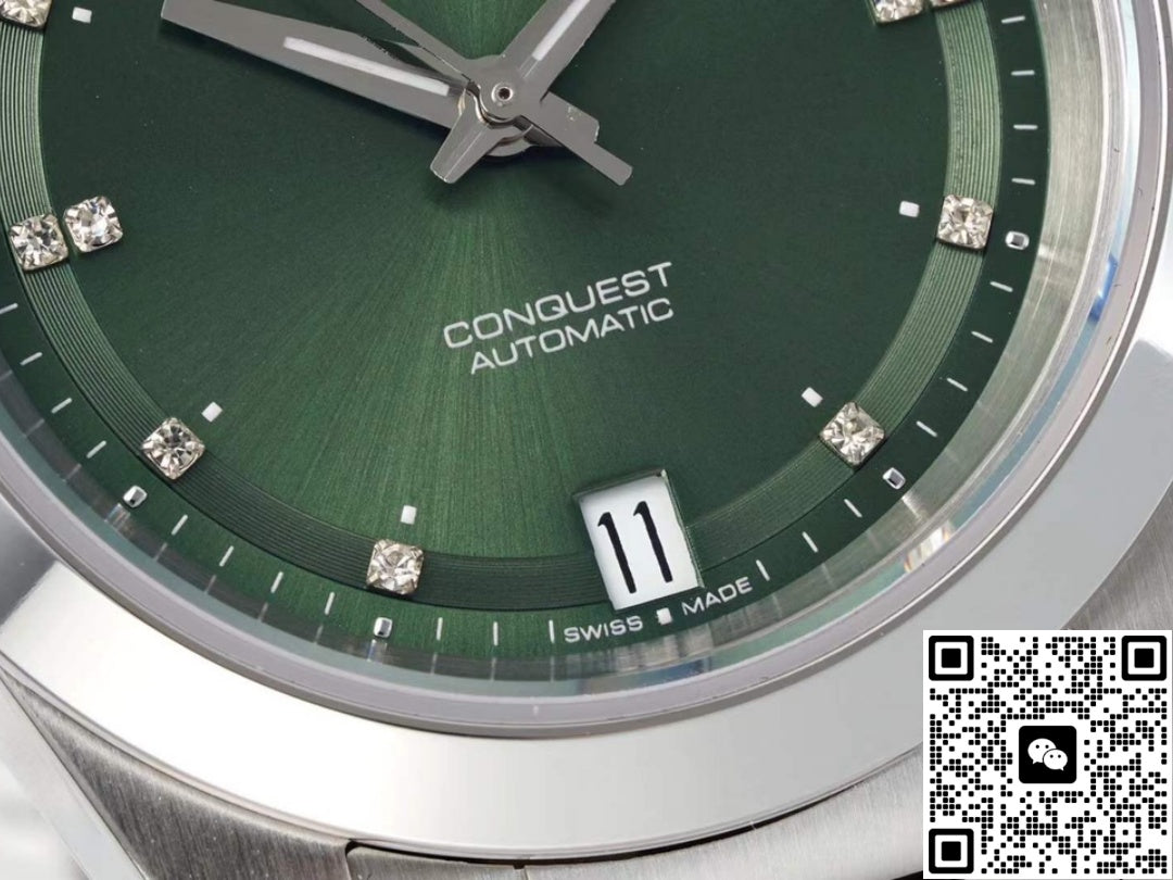 Longines Sports L3.430.4.07.6 AF Factory Green Dial