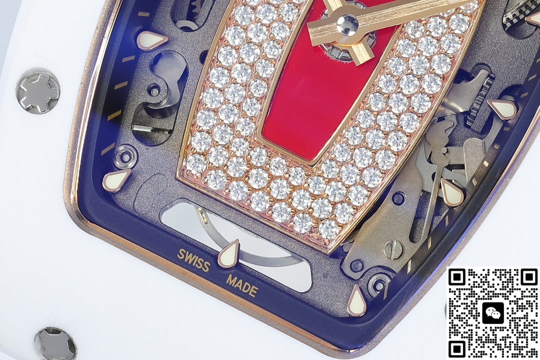 Richard Mille Ladies RM07-01 ZF Factory White Ceramics