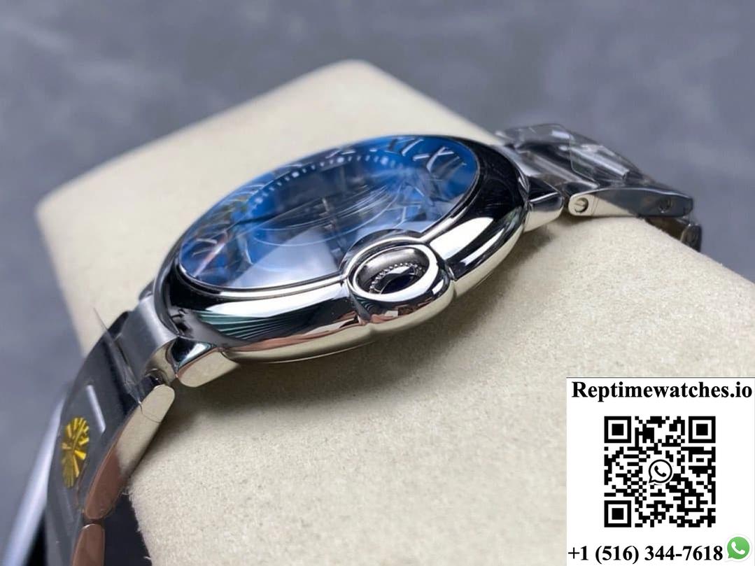 Cartier Blue Balloon WSBB0061 AF Factory Date Display
