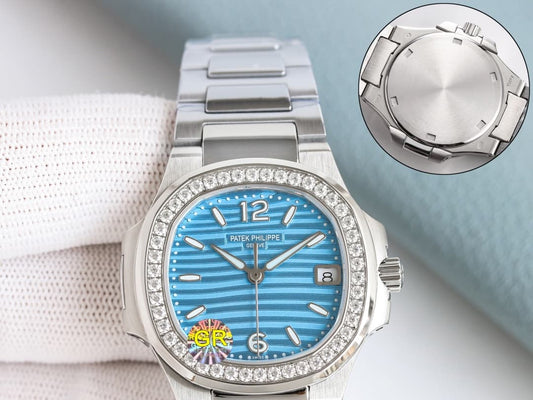 Patek Philippe Nautilus 7010-1G-013 GR Factory Diamond Bezel