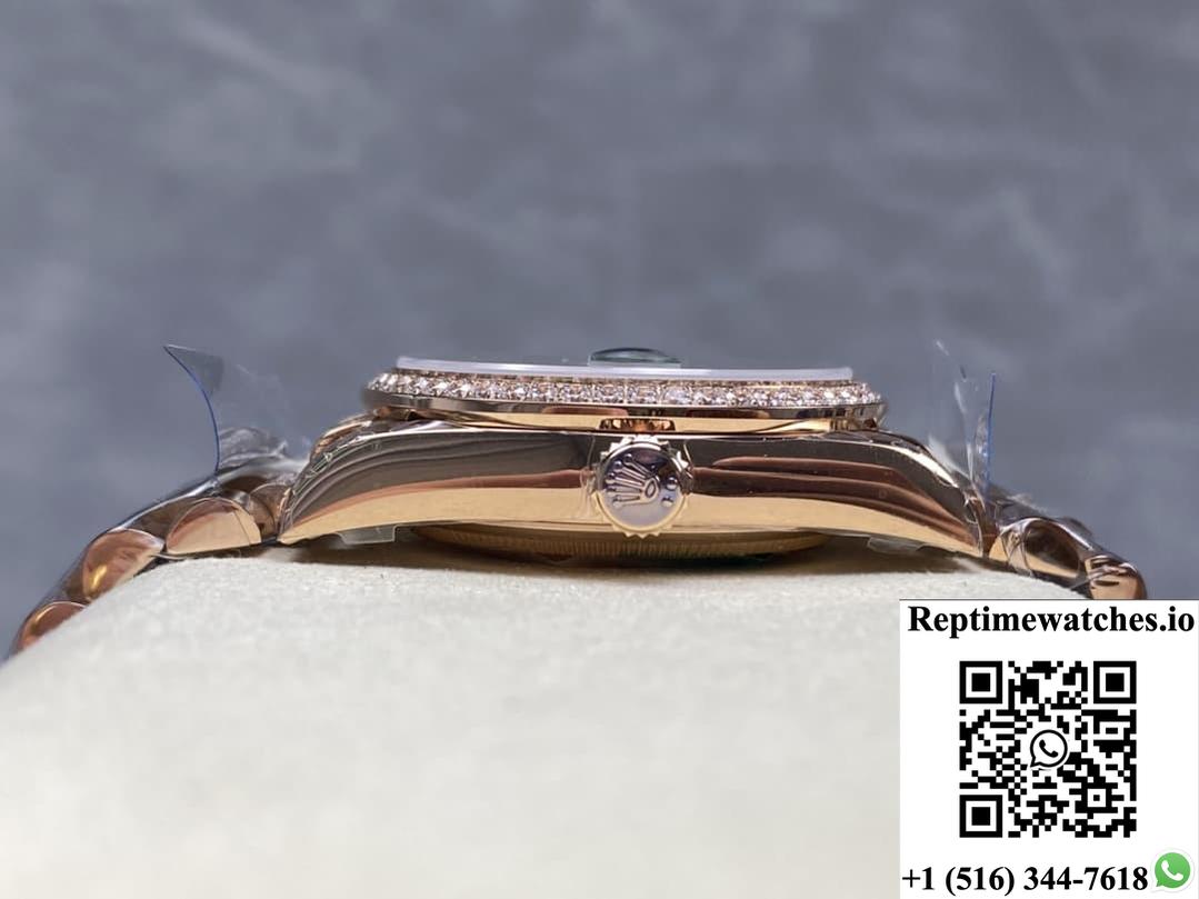 Rolex Day-Date M128345rbr-0069 8+ Factory Diamond Dial