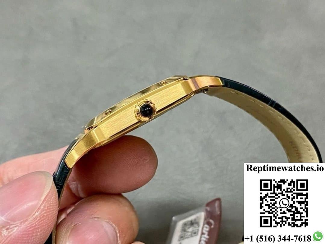 Cartier Santos WGSA0077 F1 factory gold color case