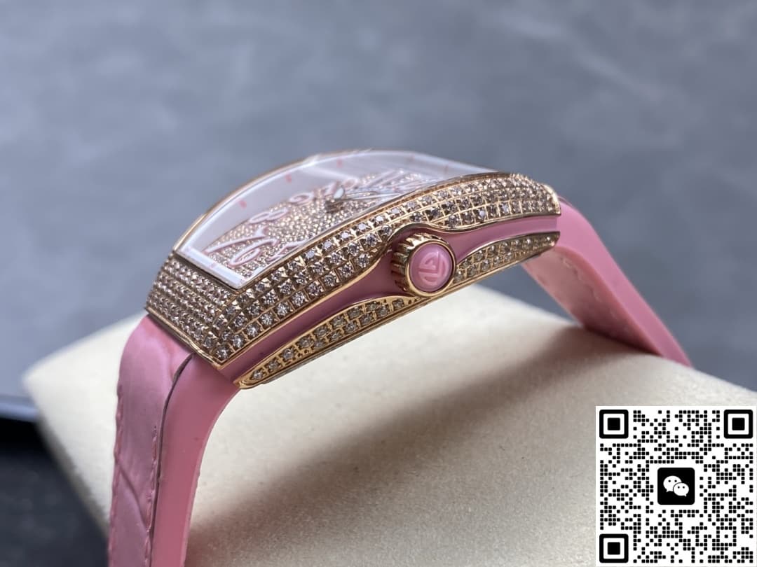 Franck Muller LADIES’COLLECTION V 32 SC AT FO D CD ABF factory diamond dial