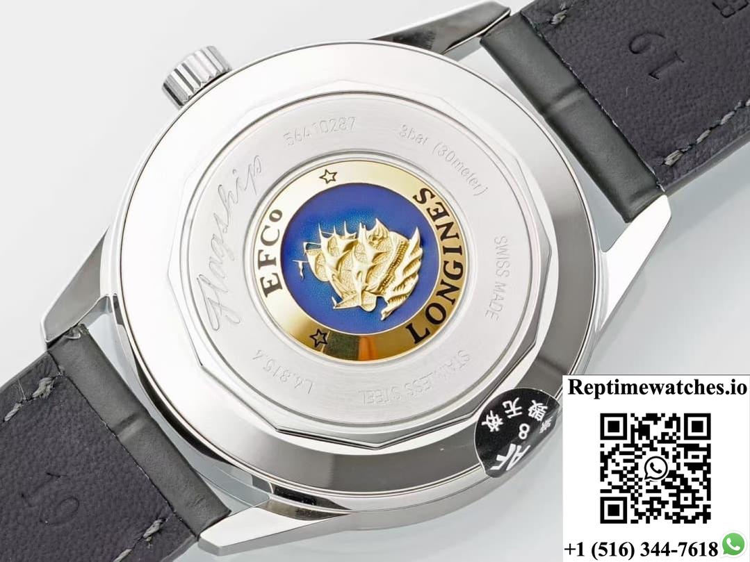 Longines Flagship L4.815.4.62.2 AF factory stainless steel case