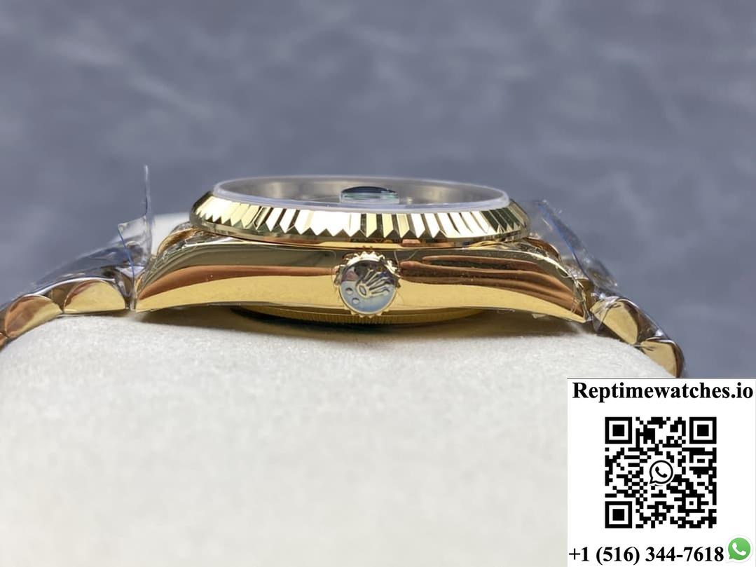 Rolex Day-Date 128238-0048 8+ Factory Malachite Dial