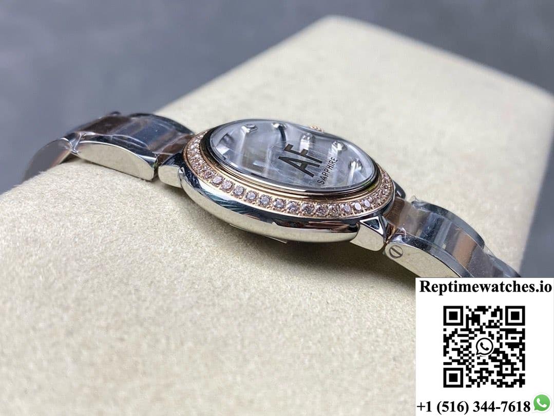 Cartier Blue Balloon W3BB0025 AF Factory with Diamond Hour Markers