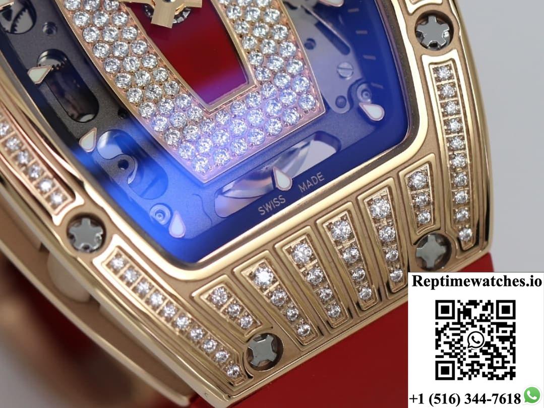 Richard Miller Ladies RM07-01 ZF Factory Rubber Strap