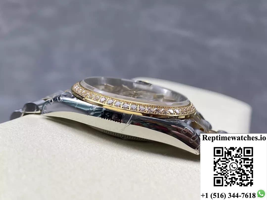 Rolex Datejust M126283rbr-0025 VS Factory Date Display