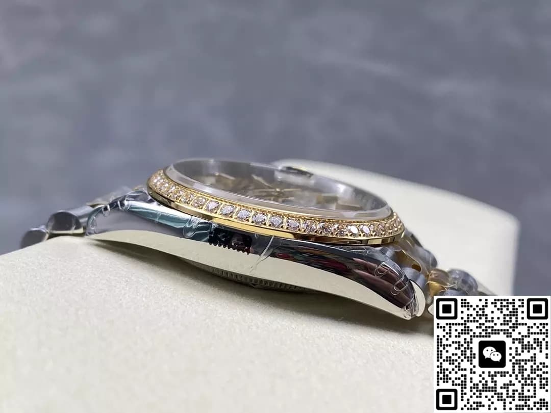Rolex Datejust M126283rbr-0025 VS Factory Date Display