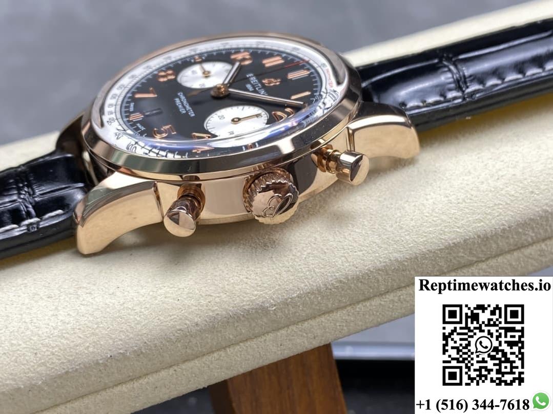 Breitling Premier AB0118A21B1X1 BLS factory leather strap