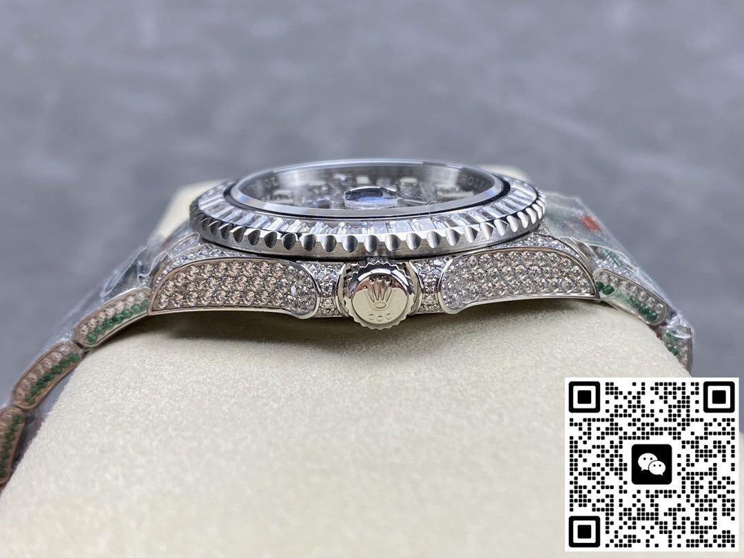 Rolex GMT Master 116769TBR-74780B AMG factory diamond bezel