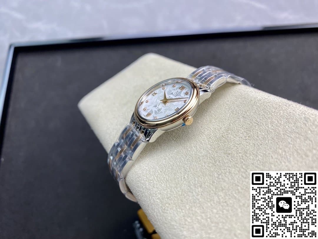 Omega De Ville 424.20.27.60.52.002 3S factory two-color strap