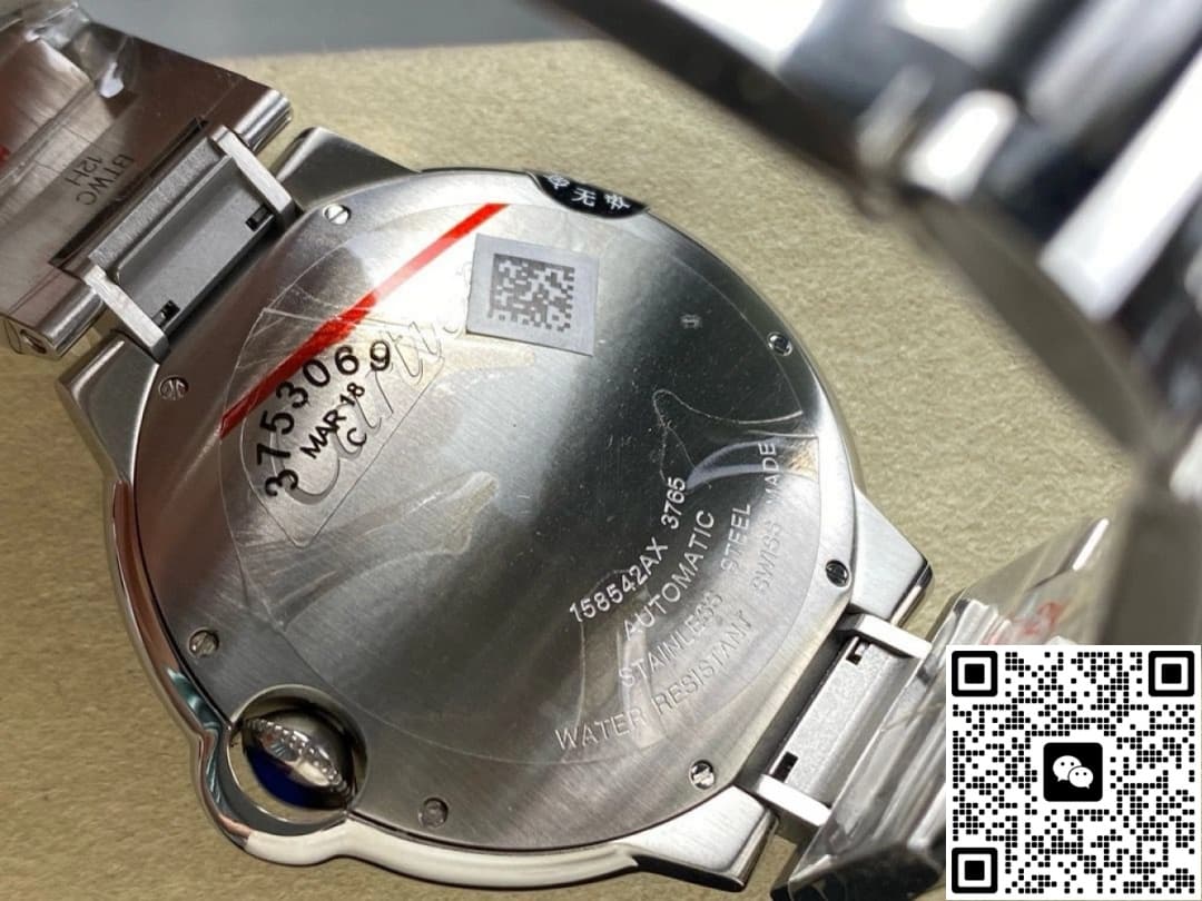 Cartier Blue Balloon WSBB0061 AF Factory Date Display