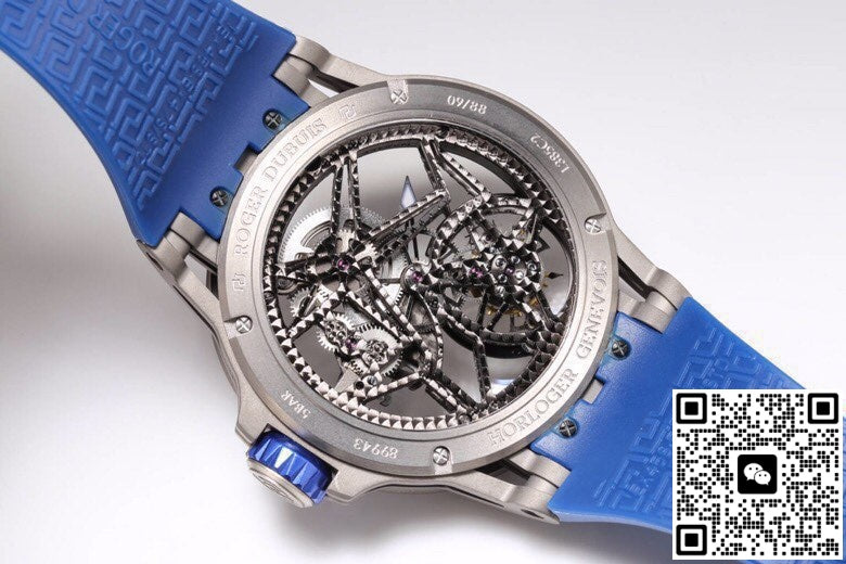 Roger Dubuis Excalibur RDDBEX0479 NEW Factory Tourbillon Rubber Strap