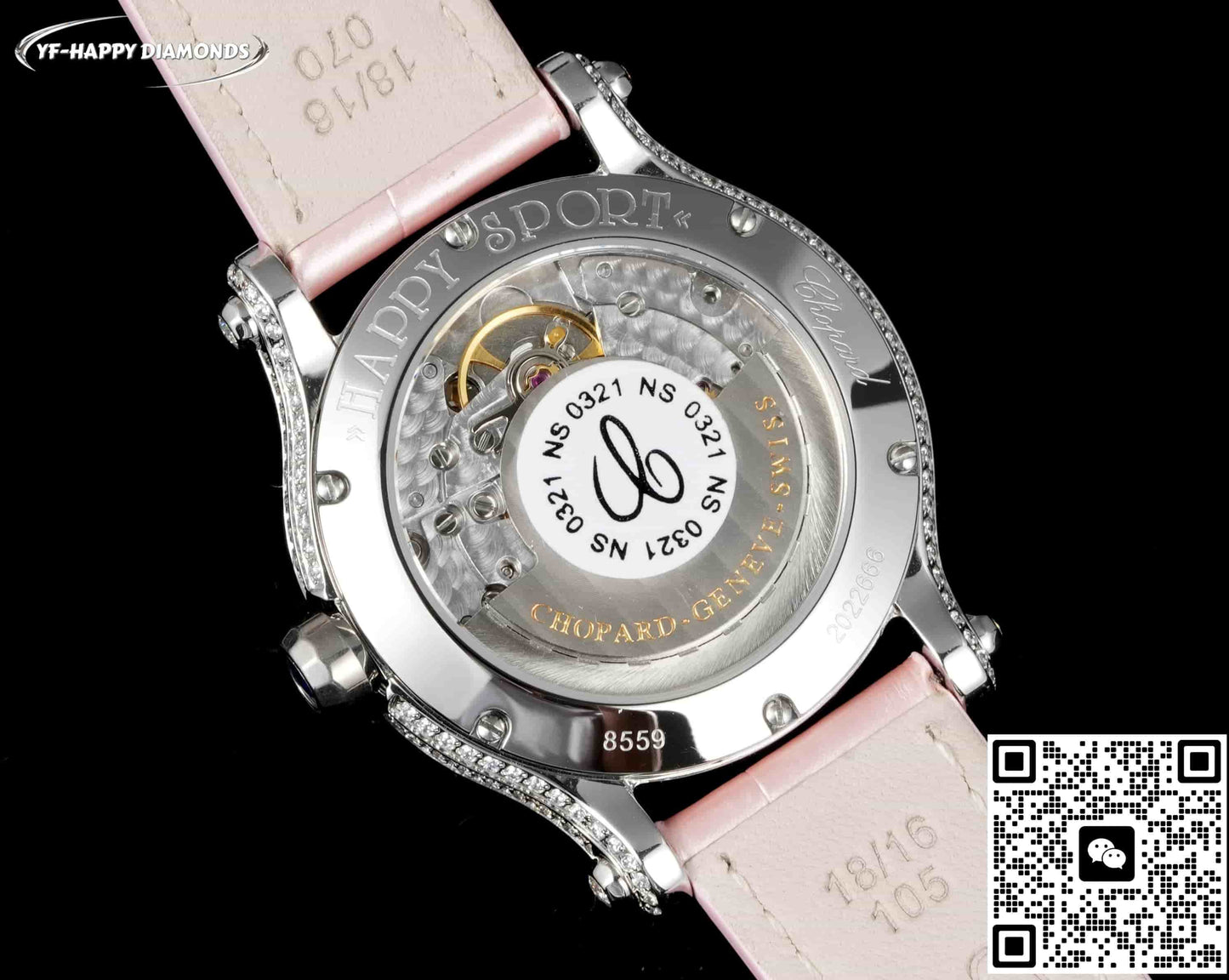 Chopard HAPPY DIAMONDS 274891-9001 YF Factory