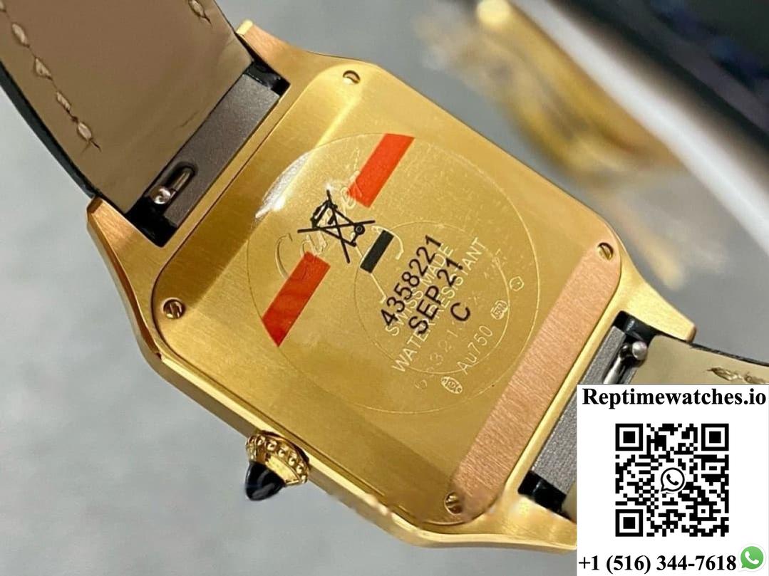 Cartier Santos WGSA0077 F1 factory gold color case