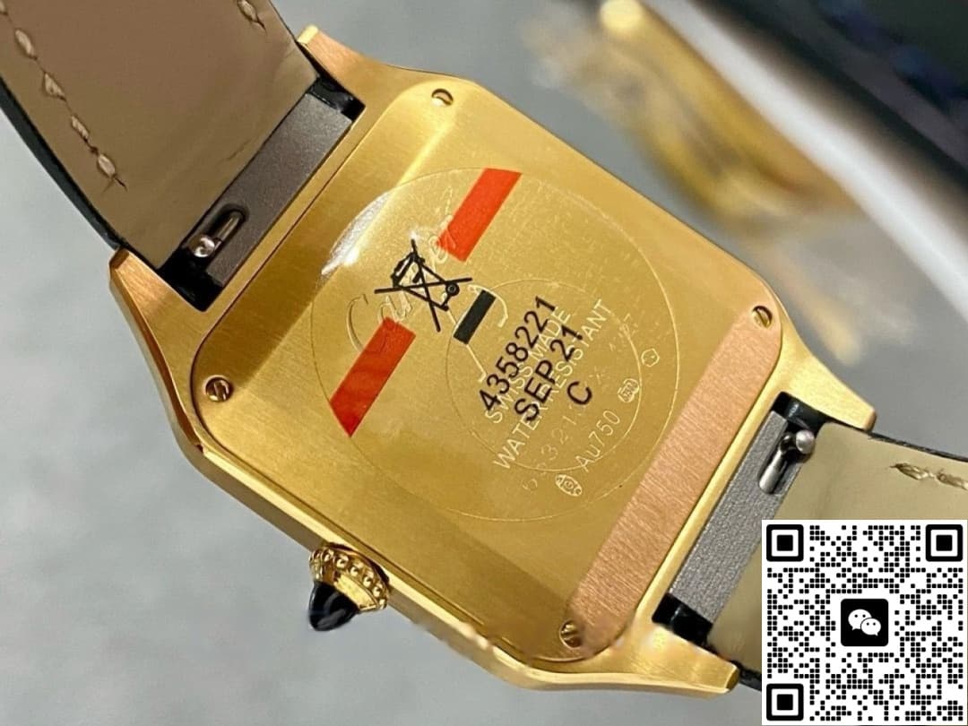 Cartier Santos WGSA0077 F1 factory gold color case