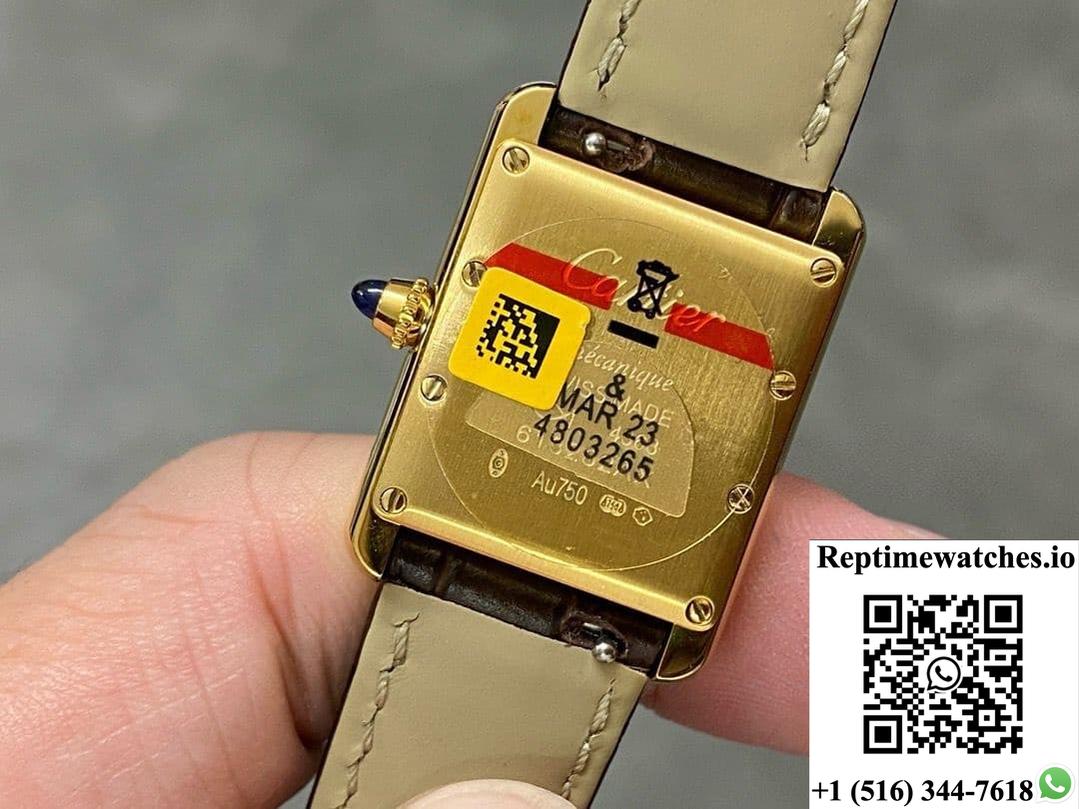 Cartier Tank W1529856 F1 Factory White Dial